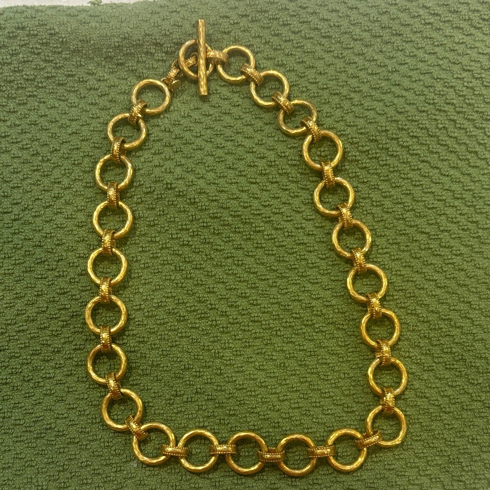 Elegant 20” Julie Voss Gold (plated) Chain Necklace